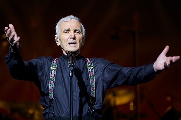Aznavour at the opening night of  Mawazine Rhythms of the world Festival