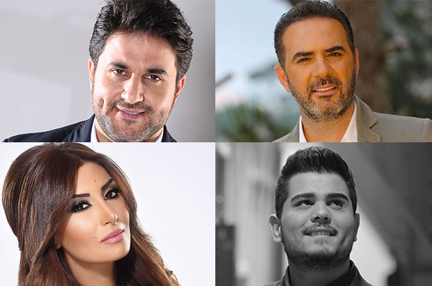 Melhem Zein, Rouwaida Attieh, Ameer Dandan et Wael Jassar à Mawazine